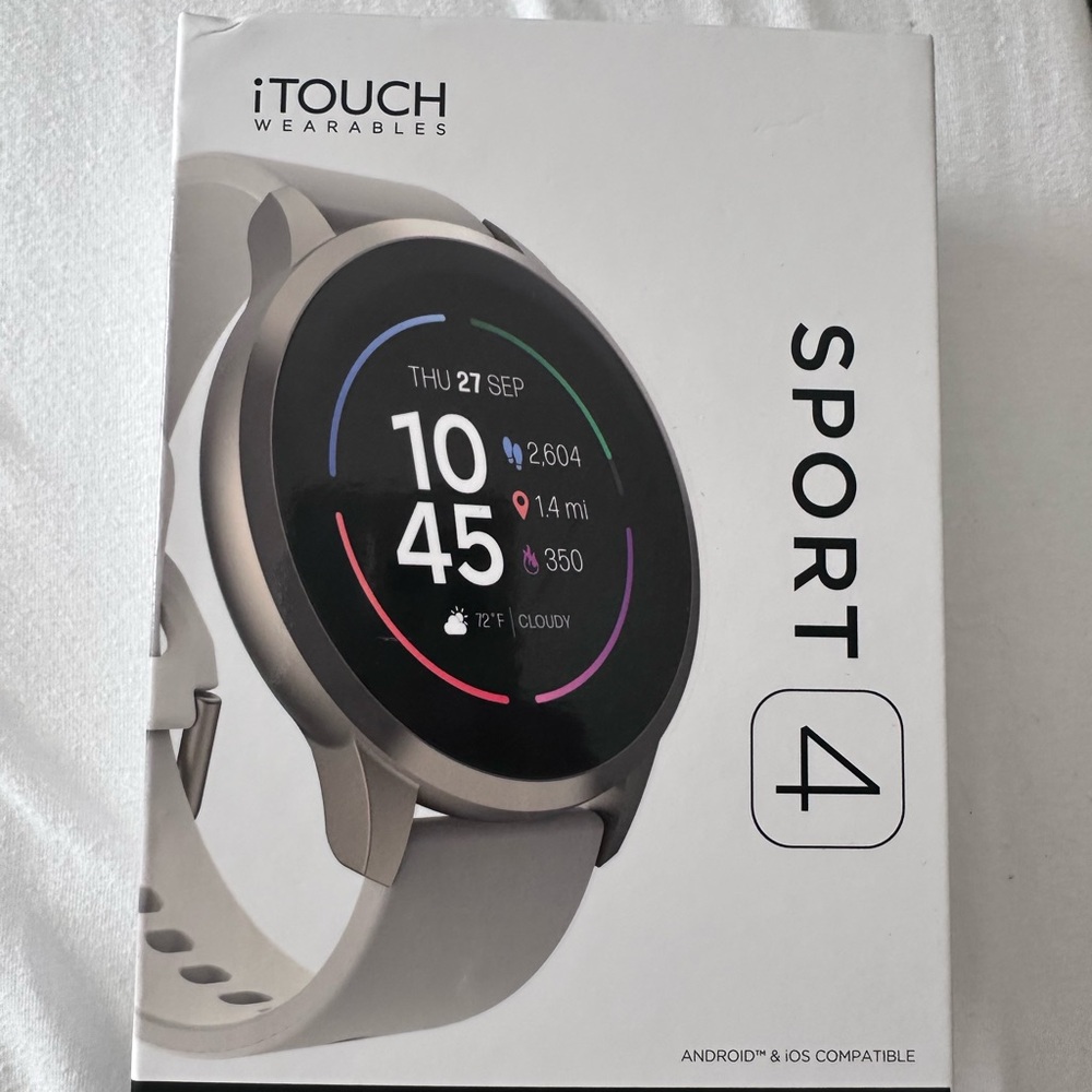iTouch Sport 4 Smartwatch - Silver